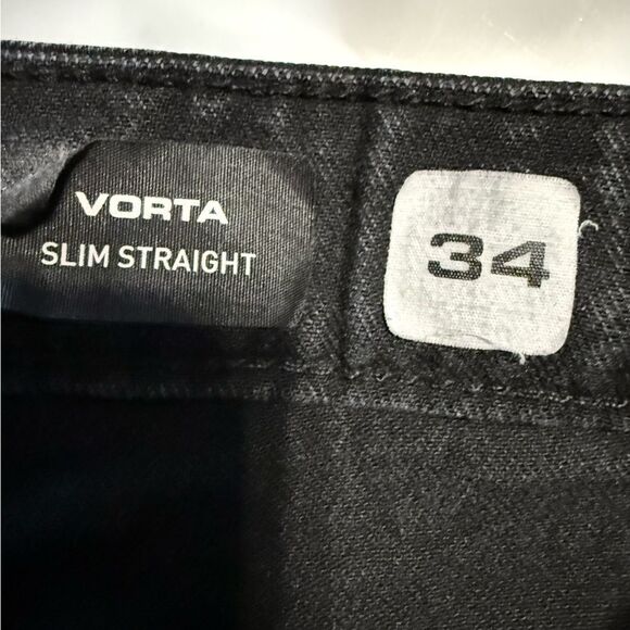 Vorta Black Straight Jeans Sleek Modern Design - Picture 5 of 7